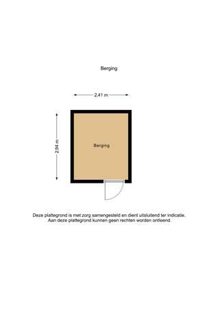 Floorplan - Gentiaan 4, 8316 NZ Marknesse